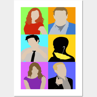 HIMYM (Minimalist Collage) Posters and Art